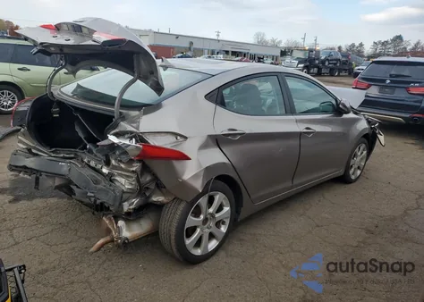 2011 Hyundai Elantra Gls from USA, damaged, VIN 5NPDH4AE7BH048435